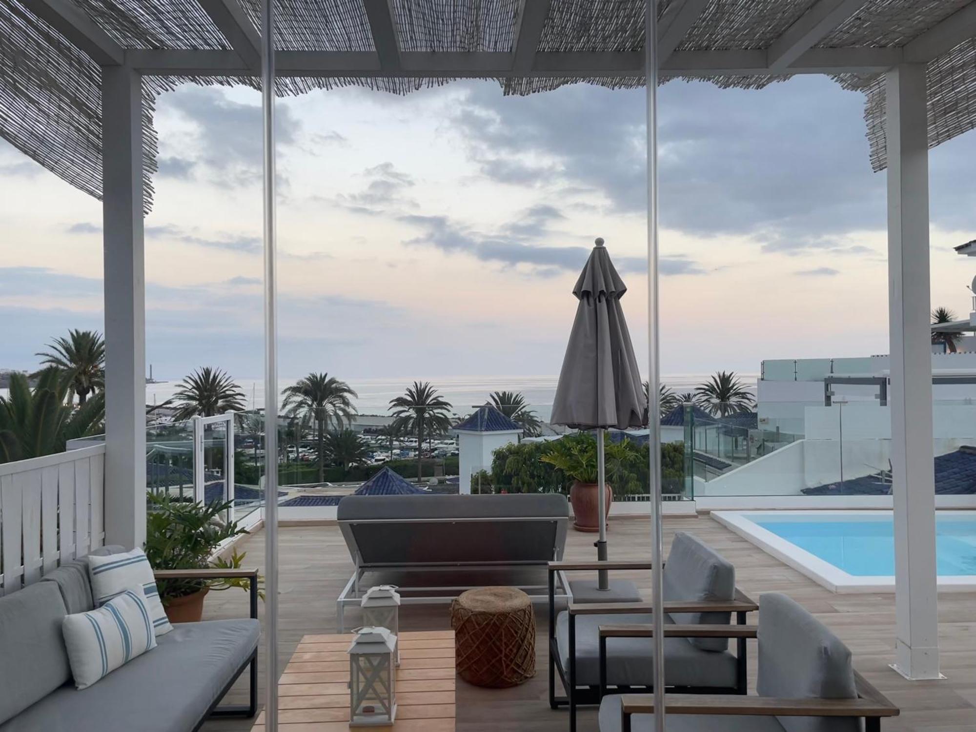 Pasitoblanco Porto Mare 7 Seaview Villa Private Heated Pool Пасито Бланко Экстерьер фото